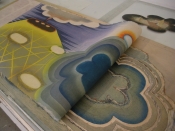 Thumbnail image of "Pulling the print, in residence at Oregon College of Art and Craft"